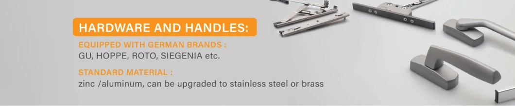 Hurricane Impact Soundproof Aluminum UPVC PVC Vinyl Double Triple Glazed Low-E Glass/Casement/Sliding/Awning/Double Hung/Tilt and Turn Window