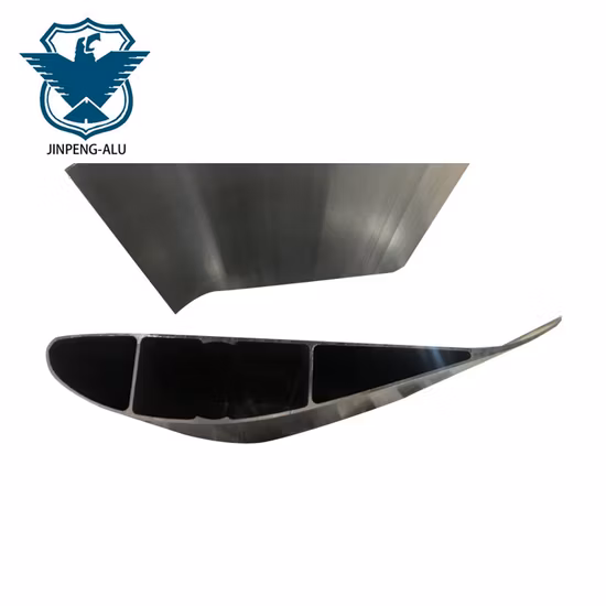 Aluminium-Lamellenprofil für Glaswand-Gebäudefassaden